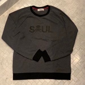 Soulcycle - Gray / Black - M - Soul sweatshirt